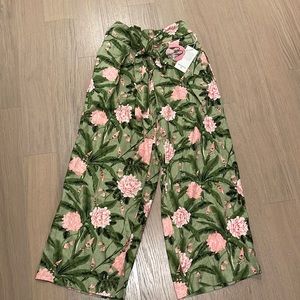 Agua Bendita x Target - women’s peony print pants, size small